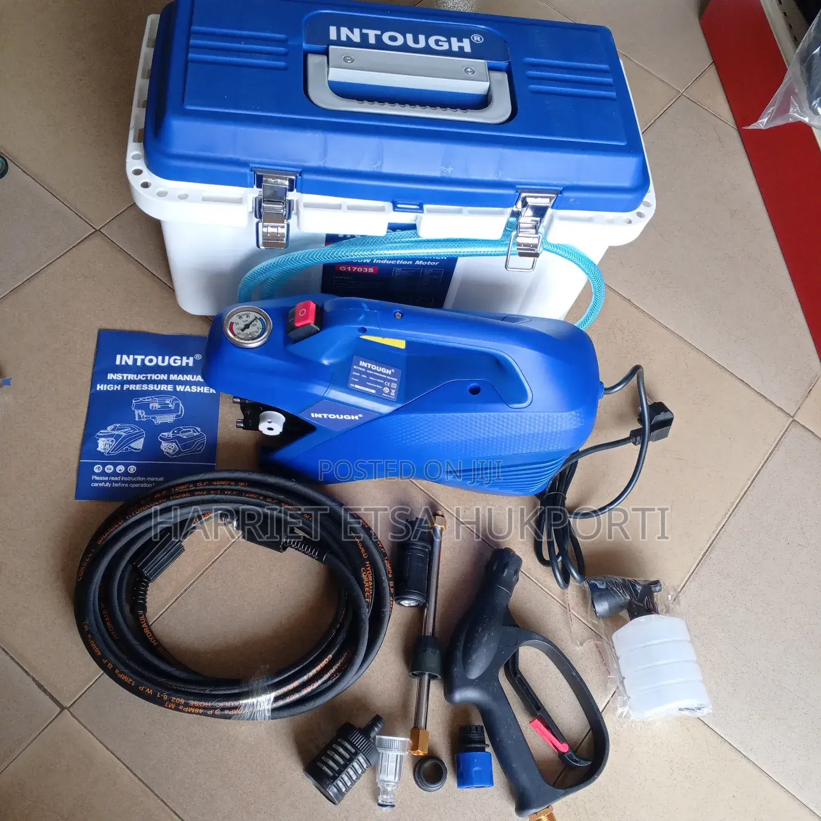 Intough Pressure Washer From Italy (2000w/100/80bar)