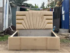 Cream Color Double Bed Frame Available for Pick