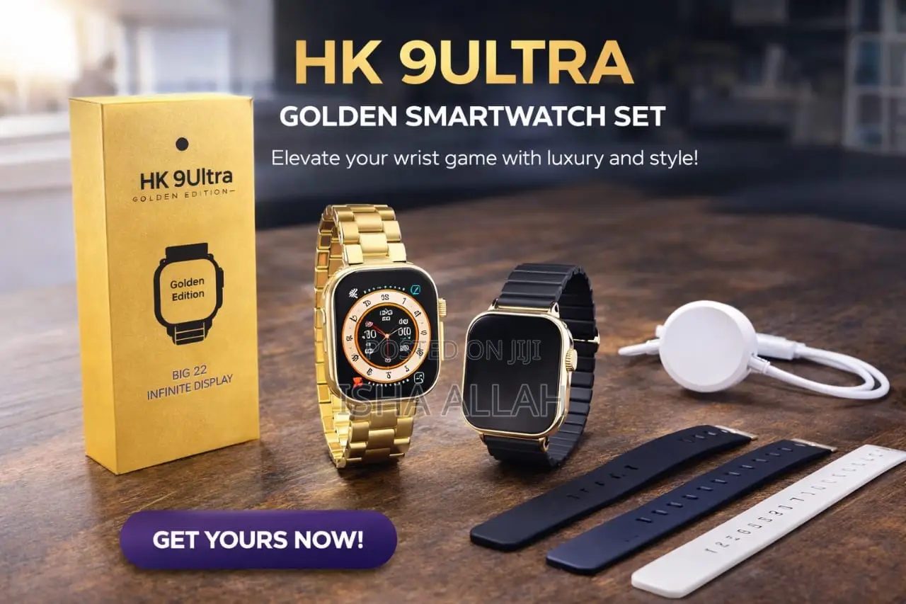 Ultra Gold Prestige Edition – Luxury Smartwatch Set
