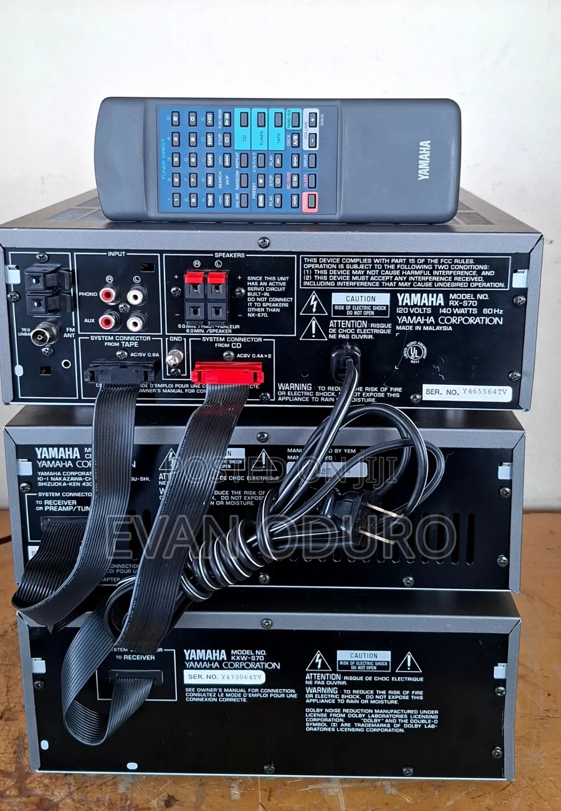Powerful Yamaha Digital Sound System, Bluetooth, Usb, Radio, Cd Tape