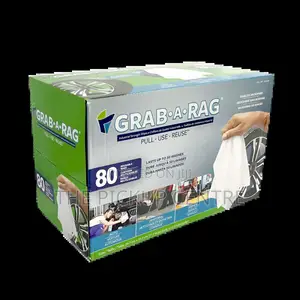Grab-a-rag Washable Microfibre Rags, 80-count