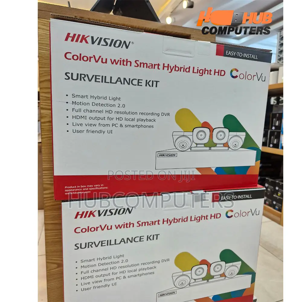 Hikvision (Ds-J142/7204hg) Color Vu 4 Channel Kit 2mp