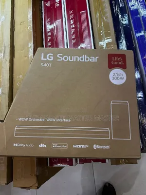 Lg S40t 300w 2.1 Channel Soundbar System