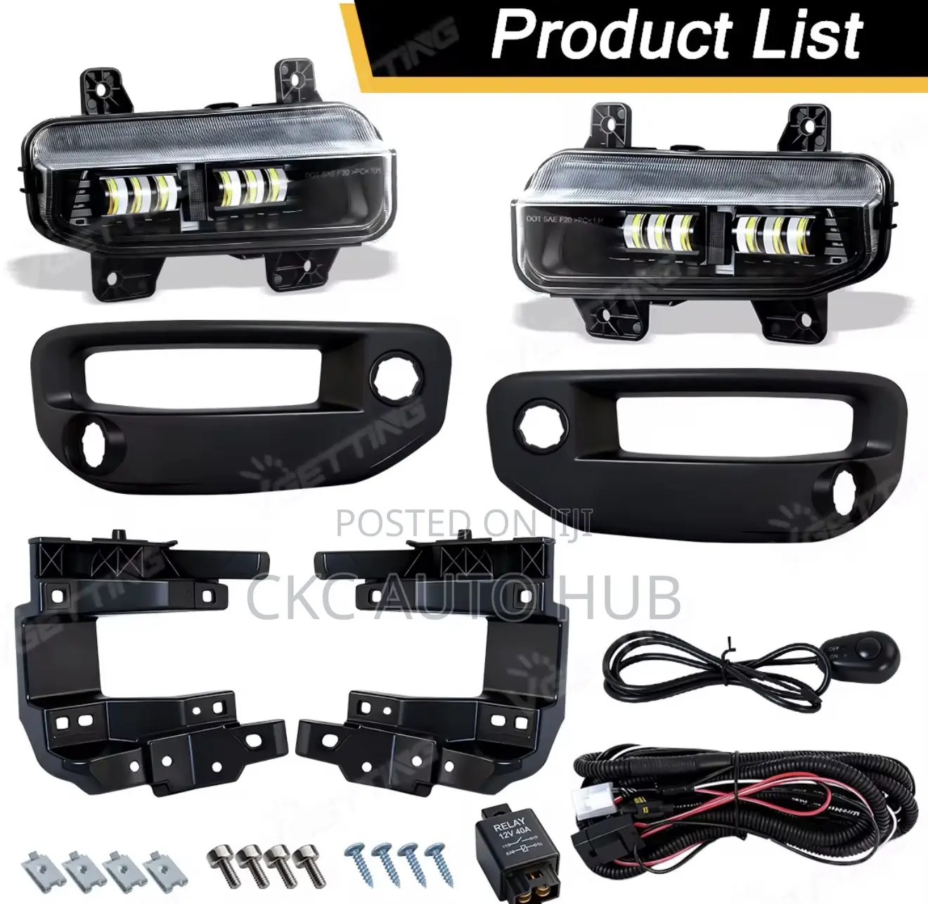 Ram 2019 2020 2021 2022 Foglight Led