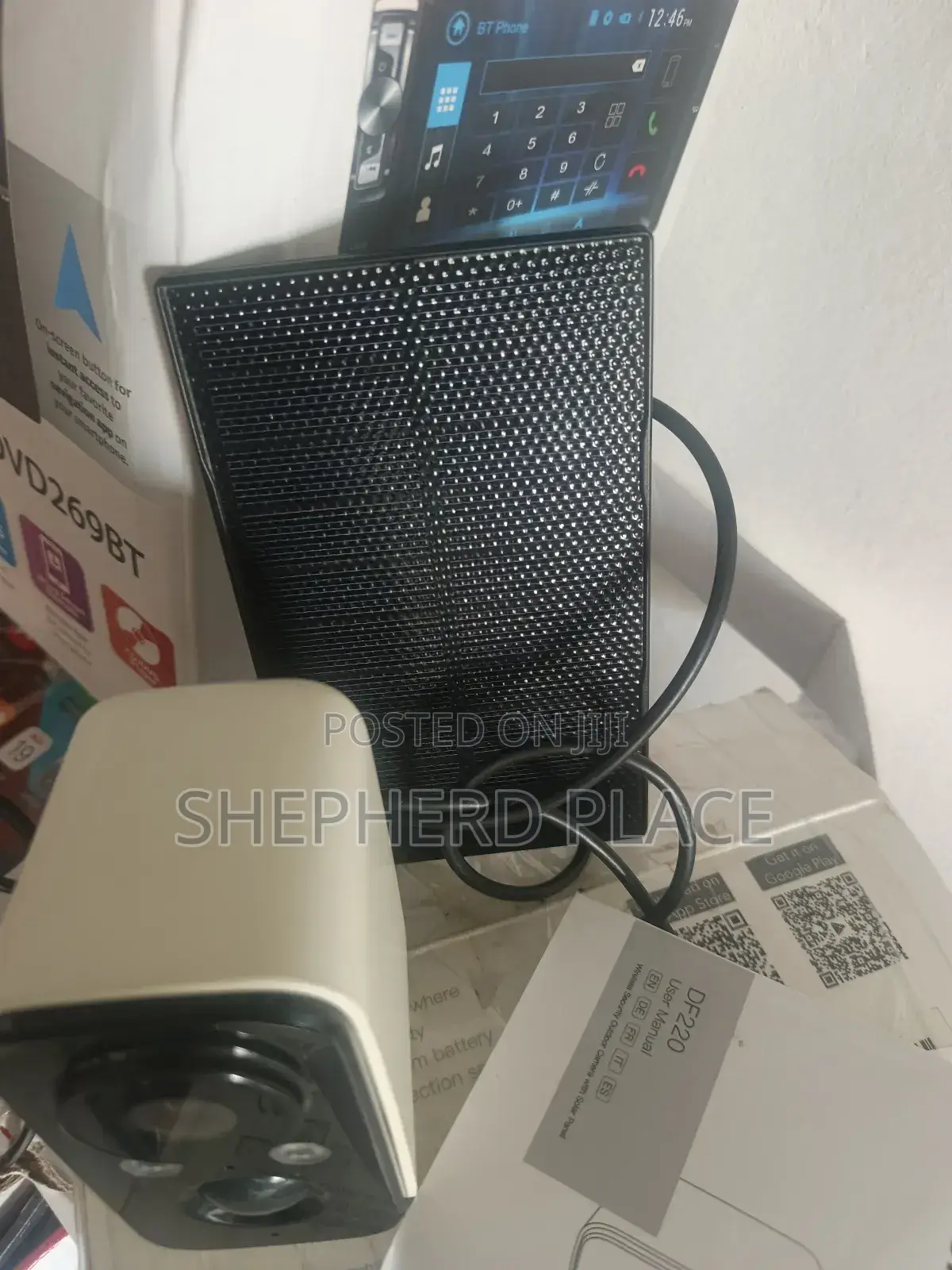 Foaood Df220 Wireless Security Outdoor Camera With Solar Panel