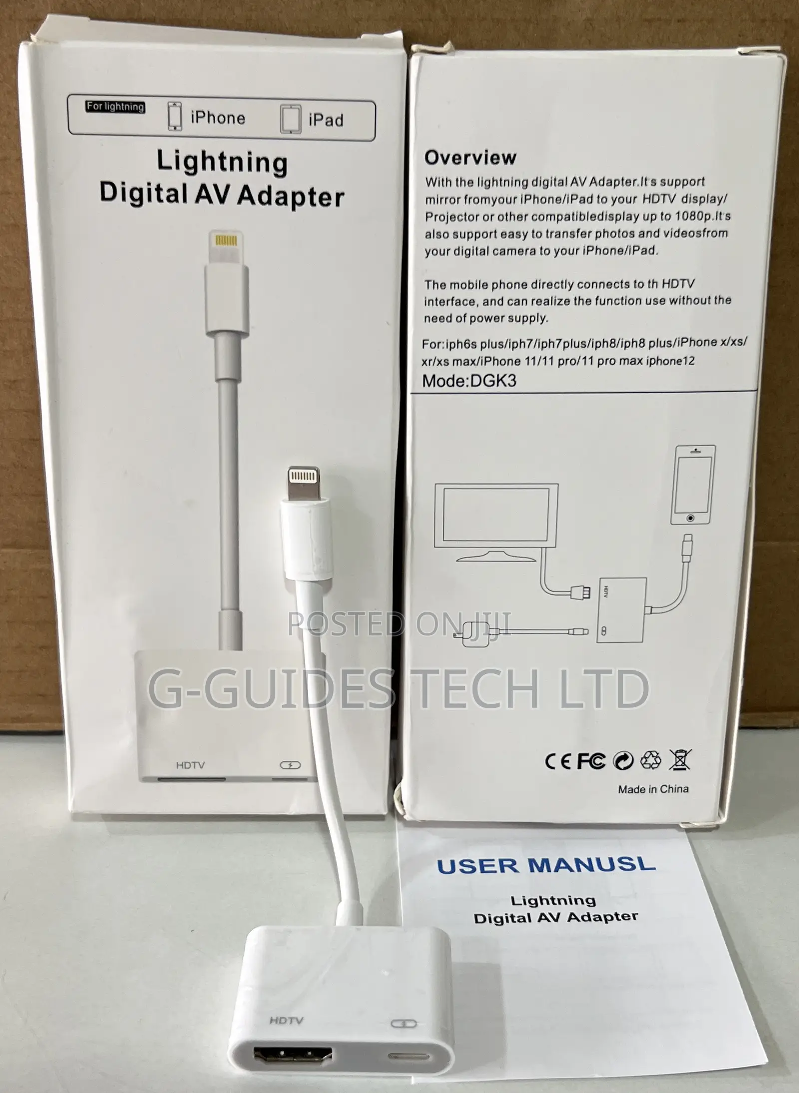 Lightning to Hdmi Adapter, iPhone to Hdmi Adapter
