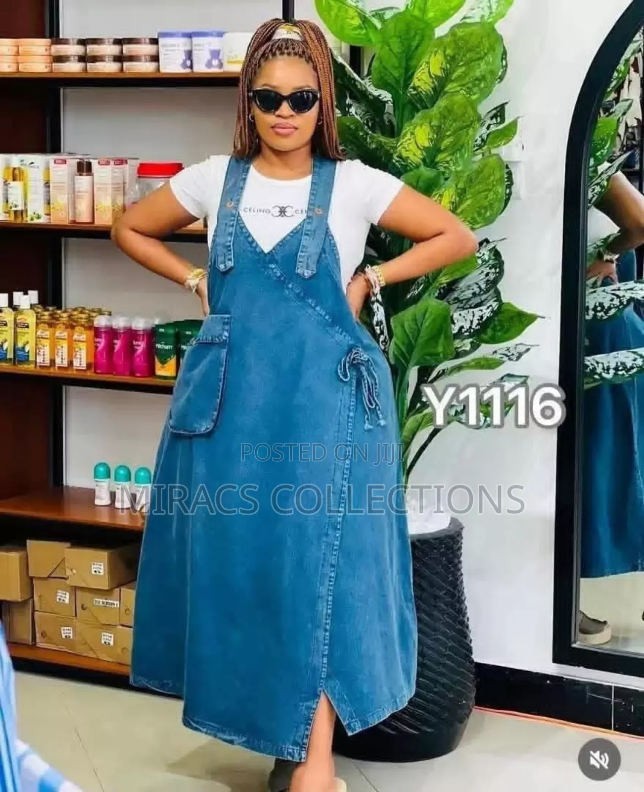 Classy Denim Two Piece