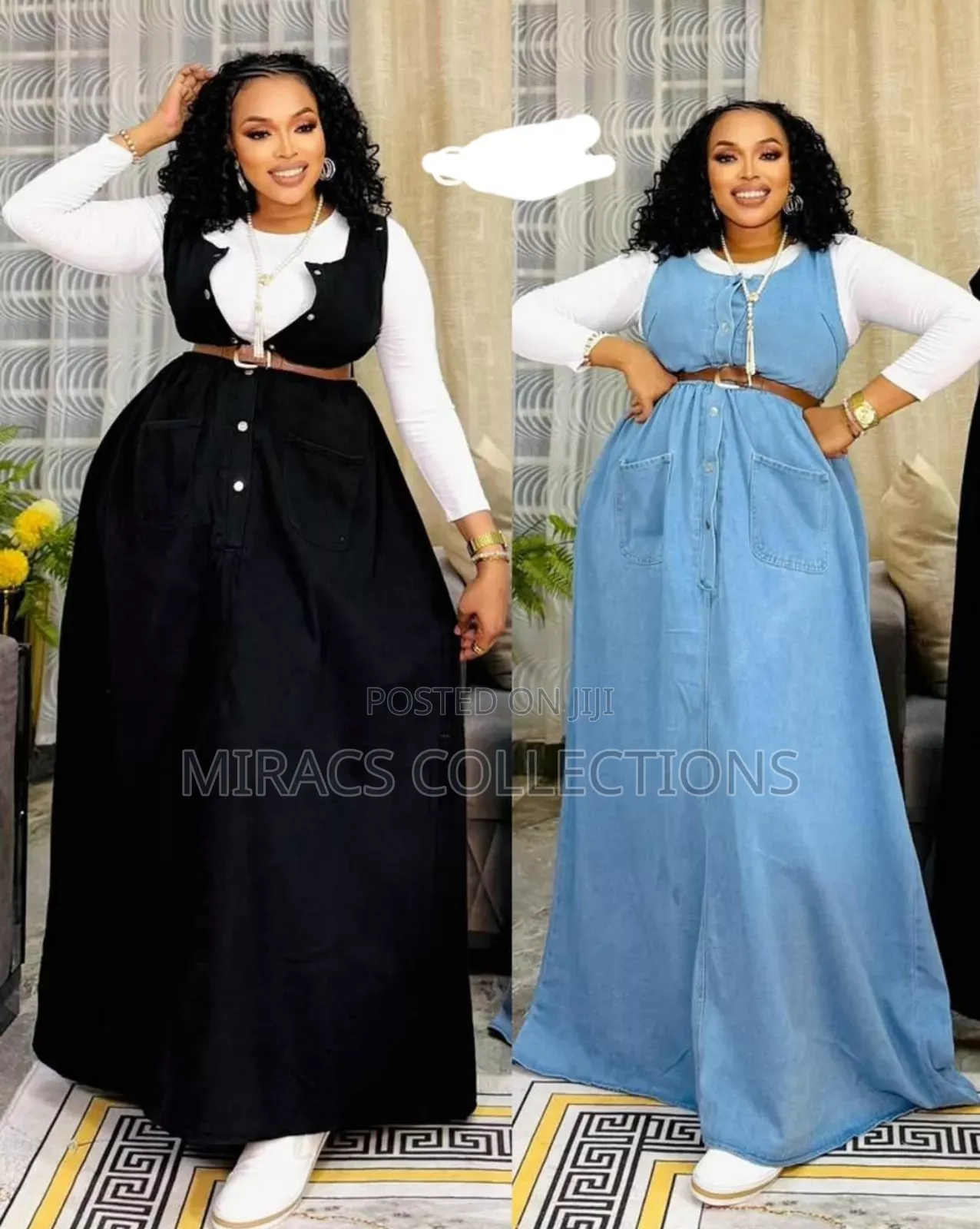 Classy Denim Two Piece