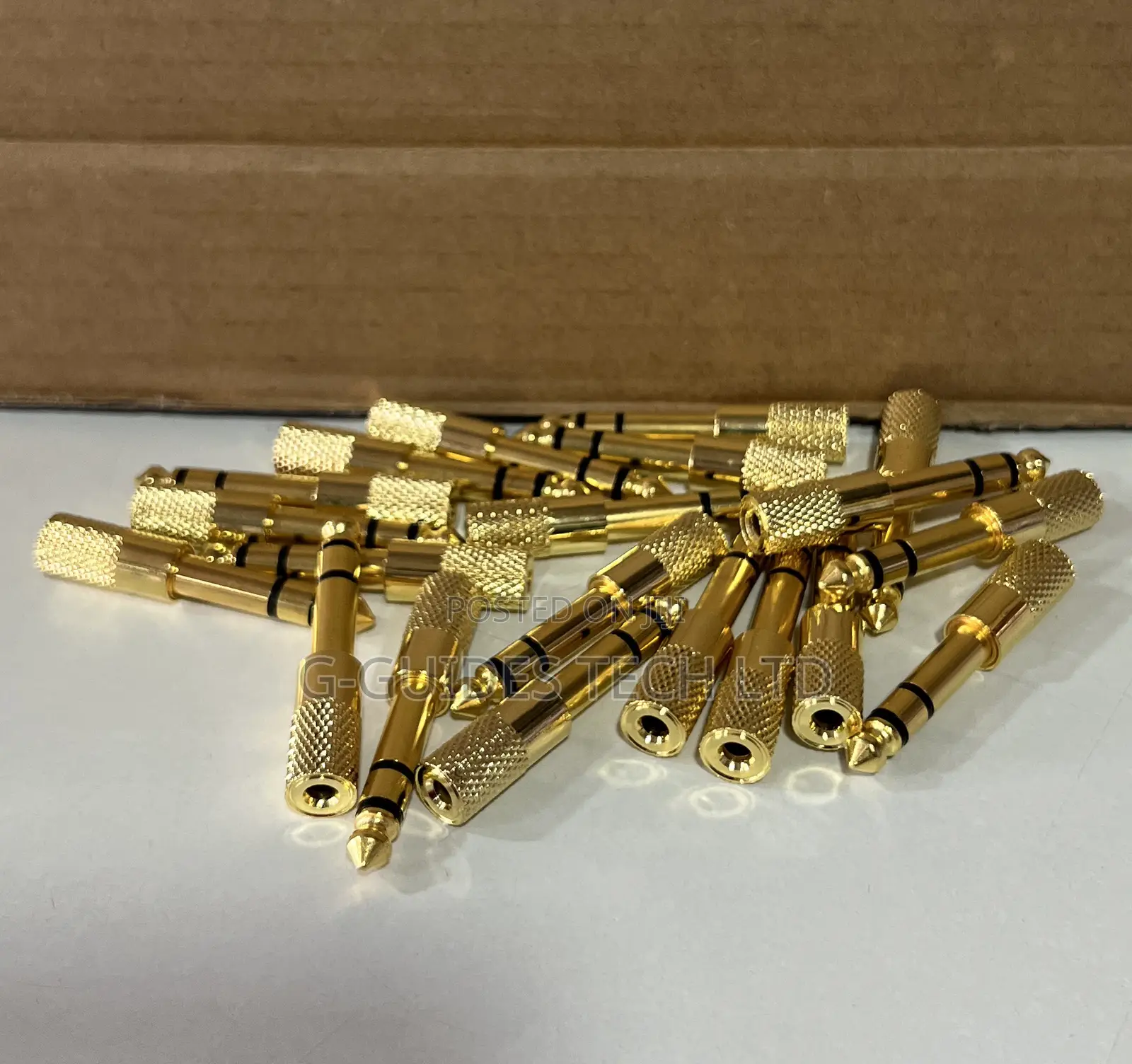 6.35mm Male to 3.5mm Female Stereo Audio Adapters