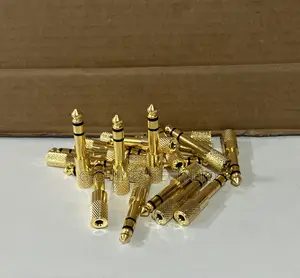 6.35mm Male to 3.5mm Female Stereo Audio Adapters