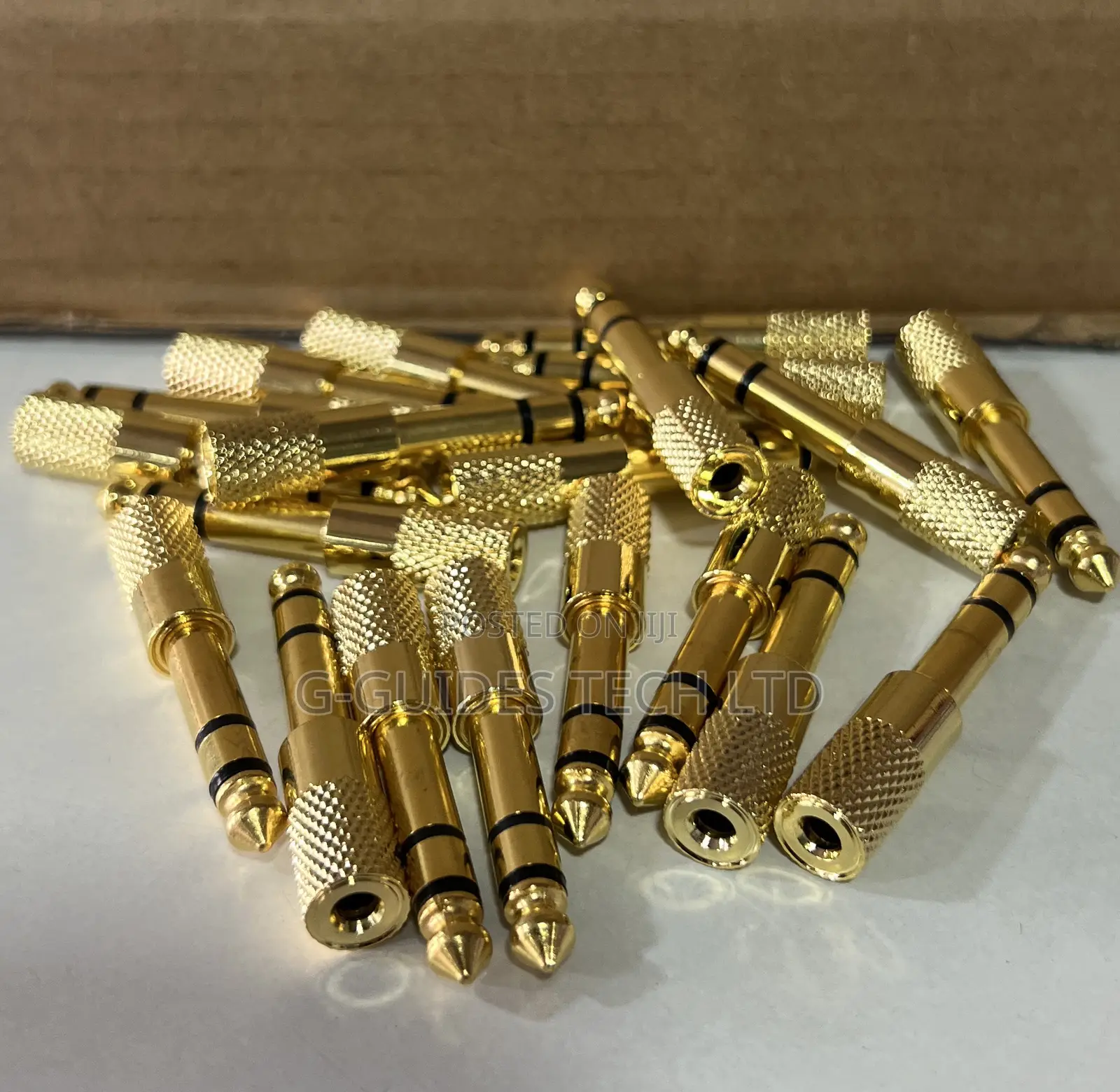 6.35mm Male to 3.5mm Female Stereo Audio Adapters