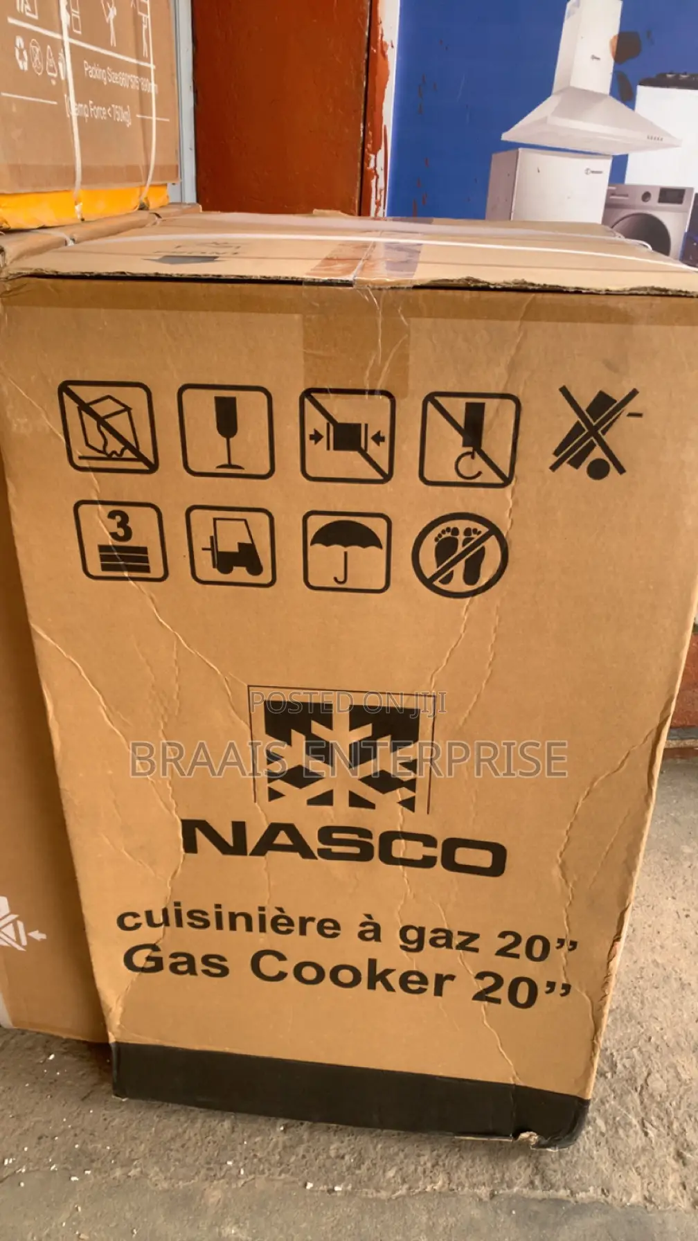 Nasco 50x50 Cm 4-Burner Gas Cooker