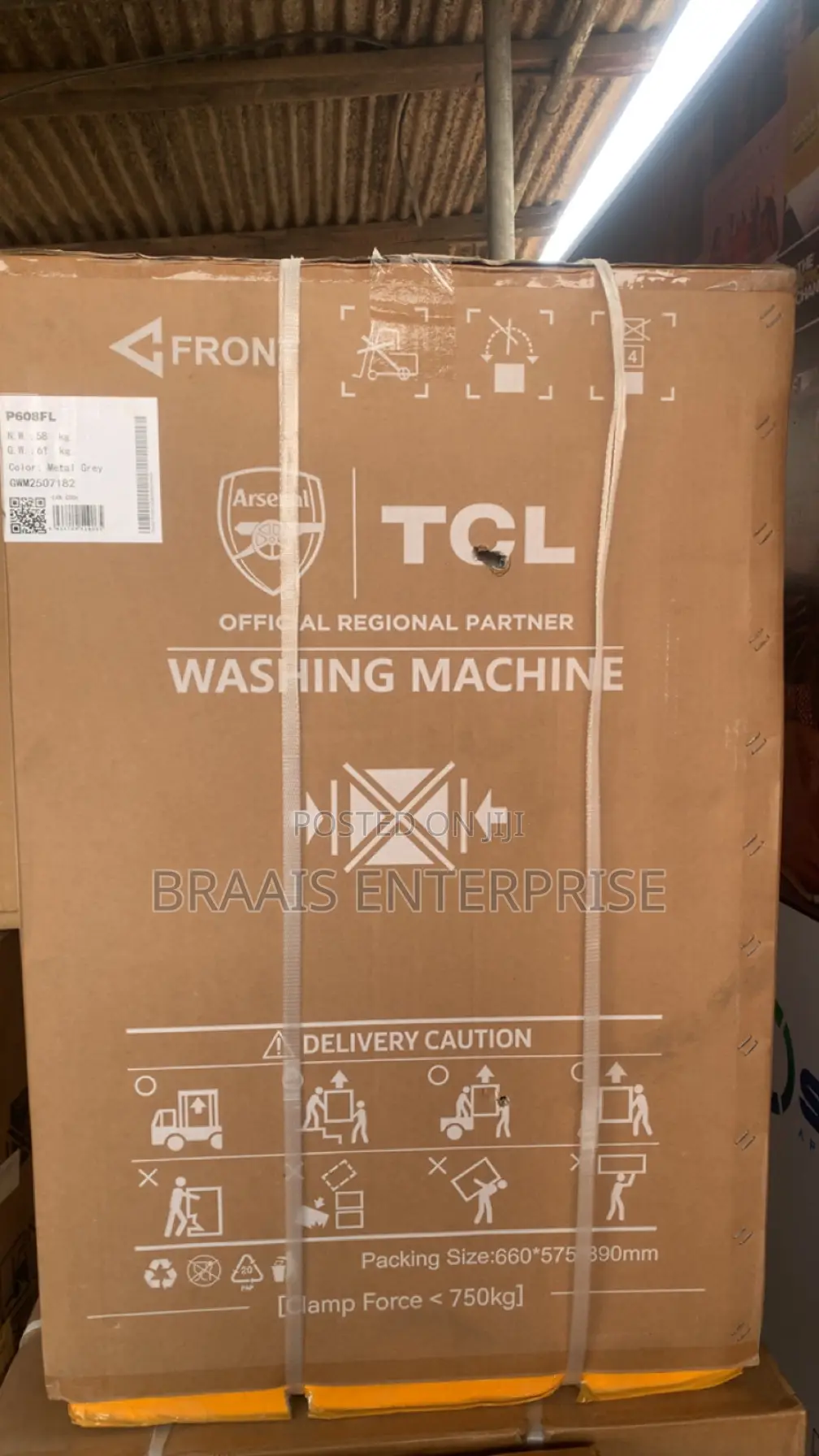 TCL Front Load 8kg Inverter Washing Machine