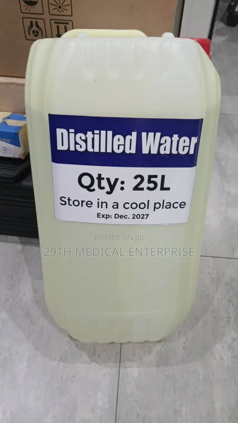 Distilled Water (25 Liters)