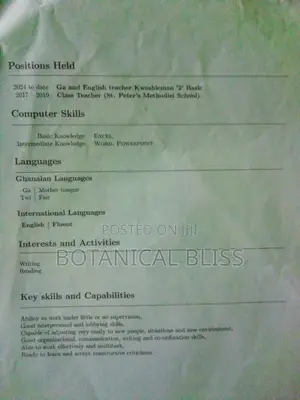 English Facilitator