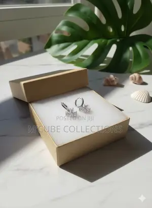 Crystal Blossom Drop Earrings