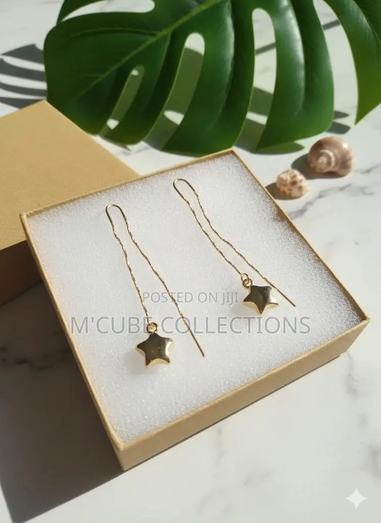 Star Threader Earrings