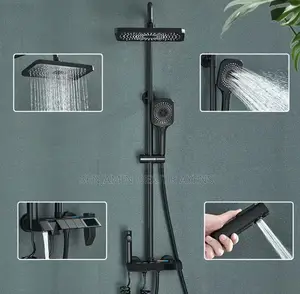 Piano Shower With Led Lights
