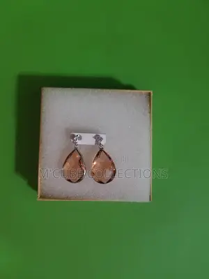 Rose Gold Teardrop Earrings