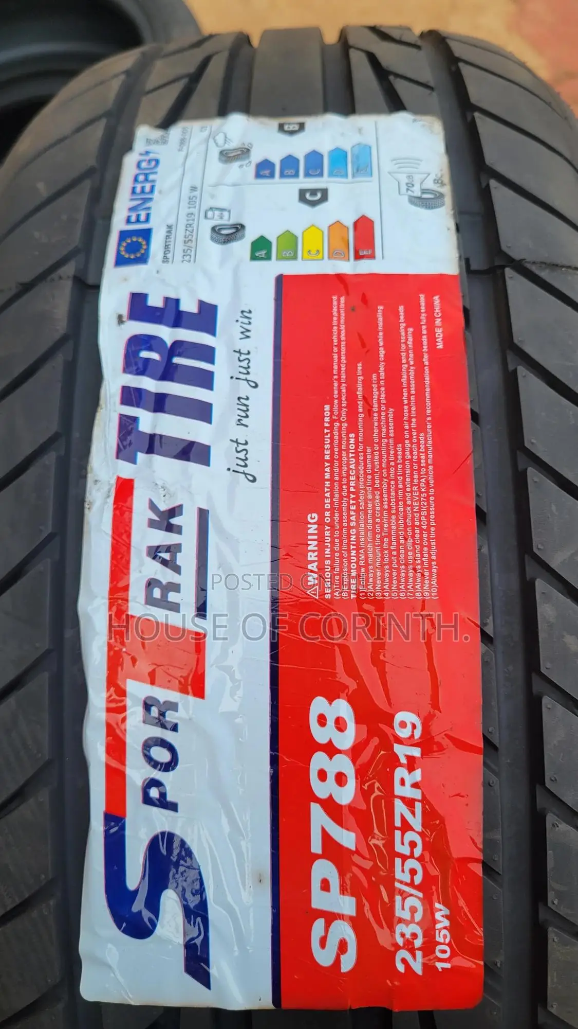 235/55zr19 Sportrak