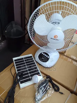 Desktop Fan With Solar