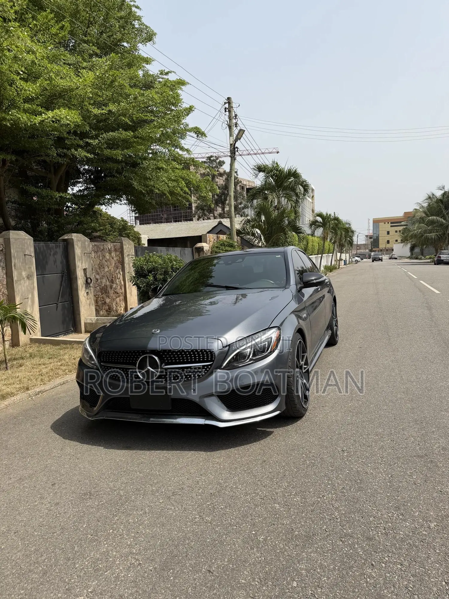Mercedes-Benz C43 4Matic Sedan AWD (3.0L V6 9AM) 2018 Gray