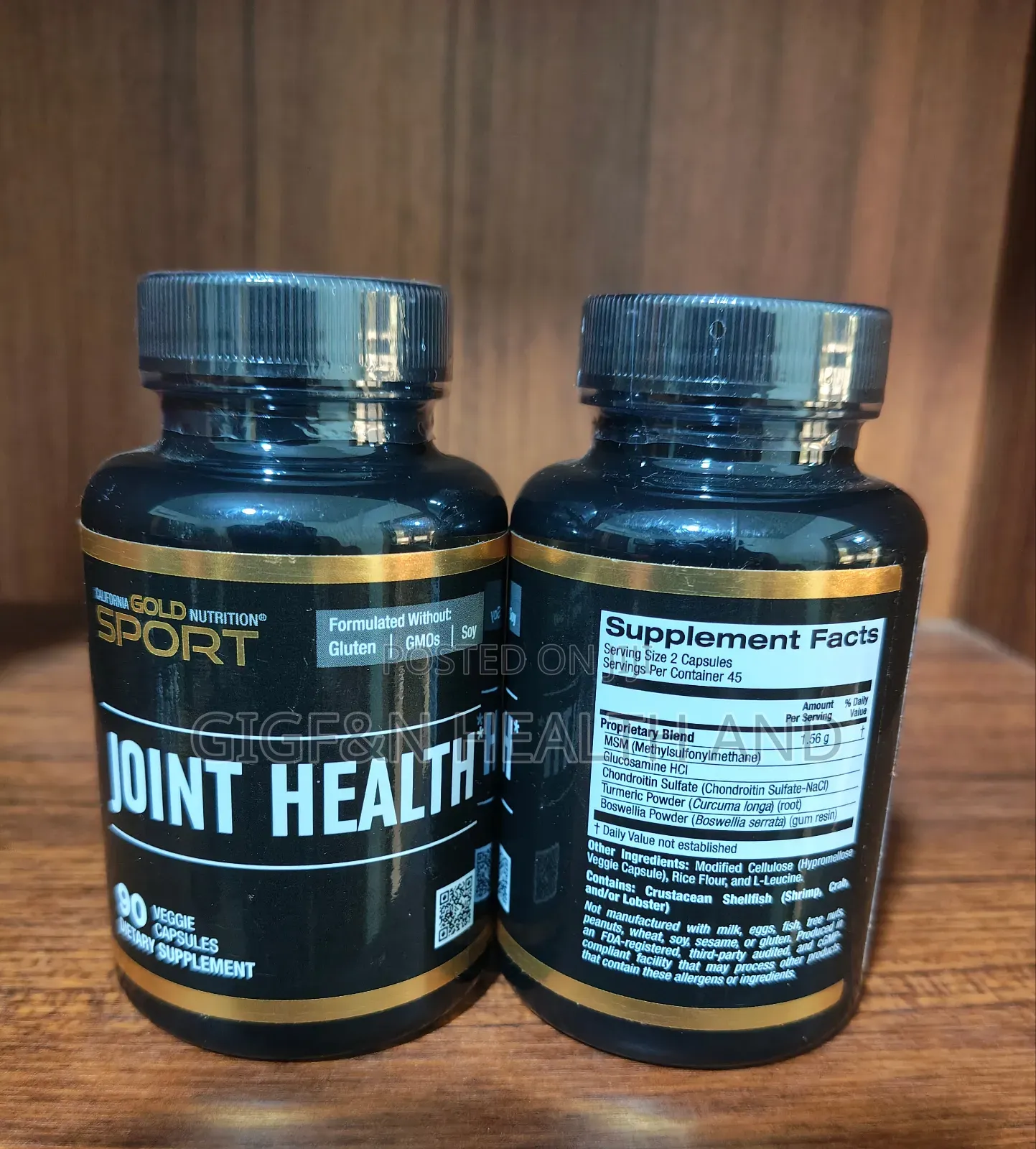 Joint Health With Msn, Glucosamine HCL and Others