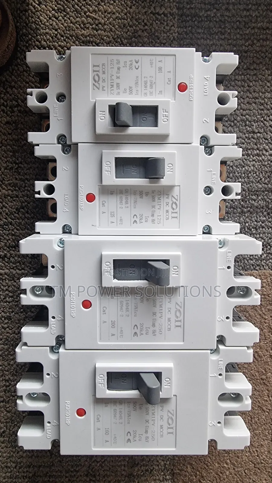 Dc Breaker 100a,125a,160a,200a,250a