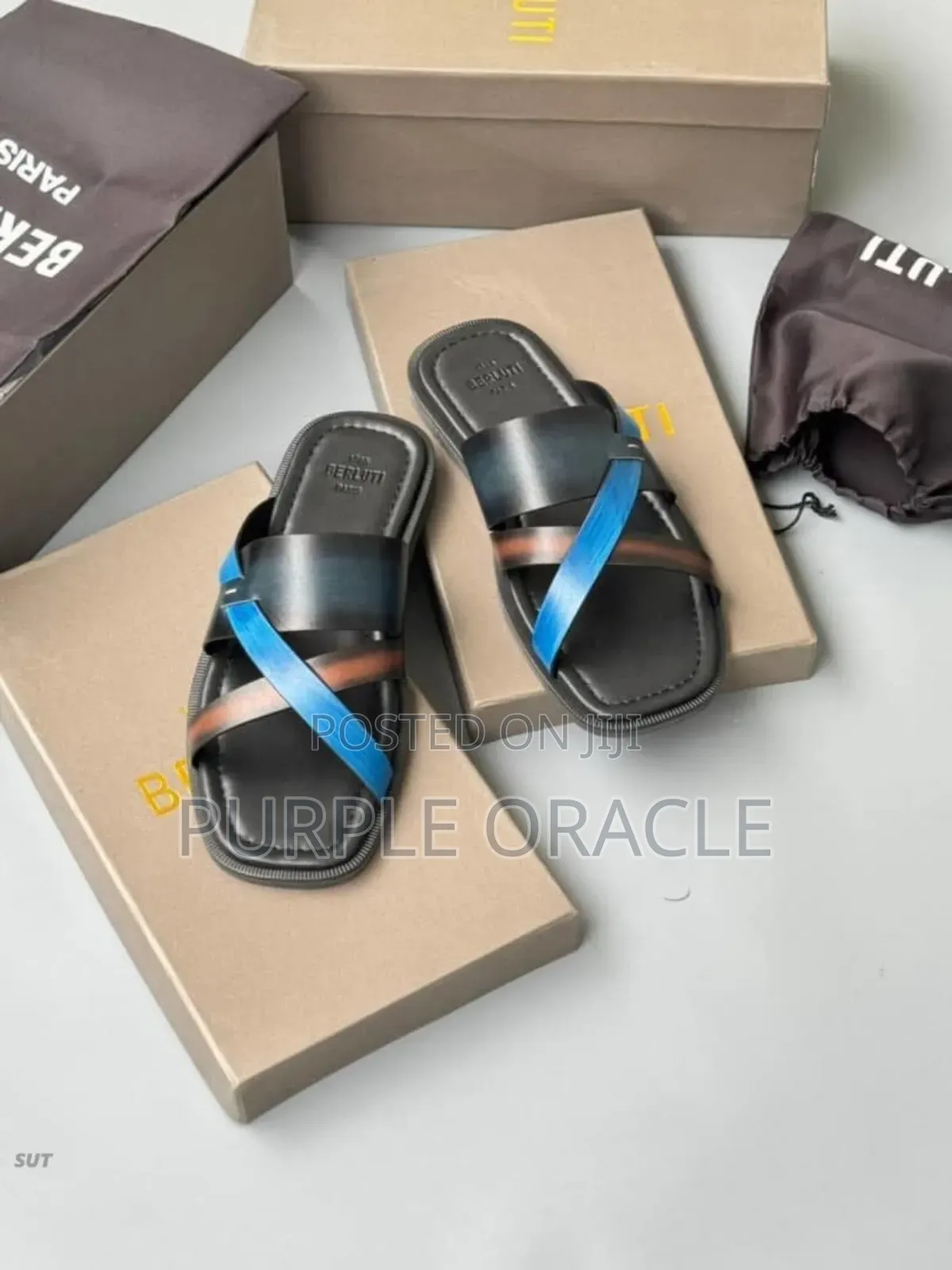 Berluti Sandals Made From Leather.