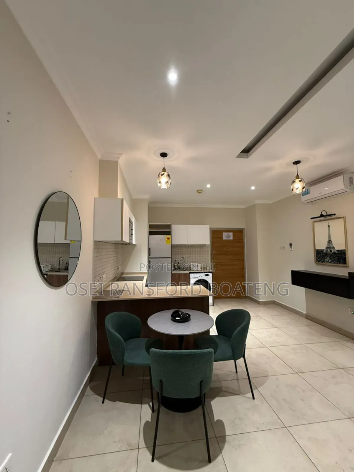 Furnished 2bdrm Apartment in Coffee Shop Area for rent
