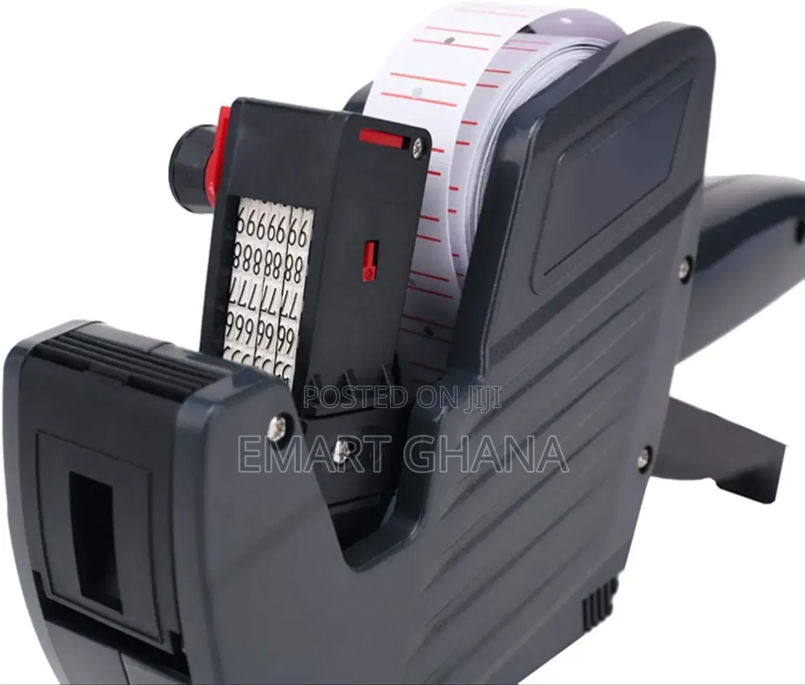 8 Digits Tag Gun Labeler Labeller With Red Lines Label Paper Retail