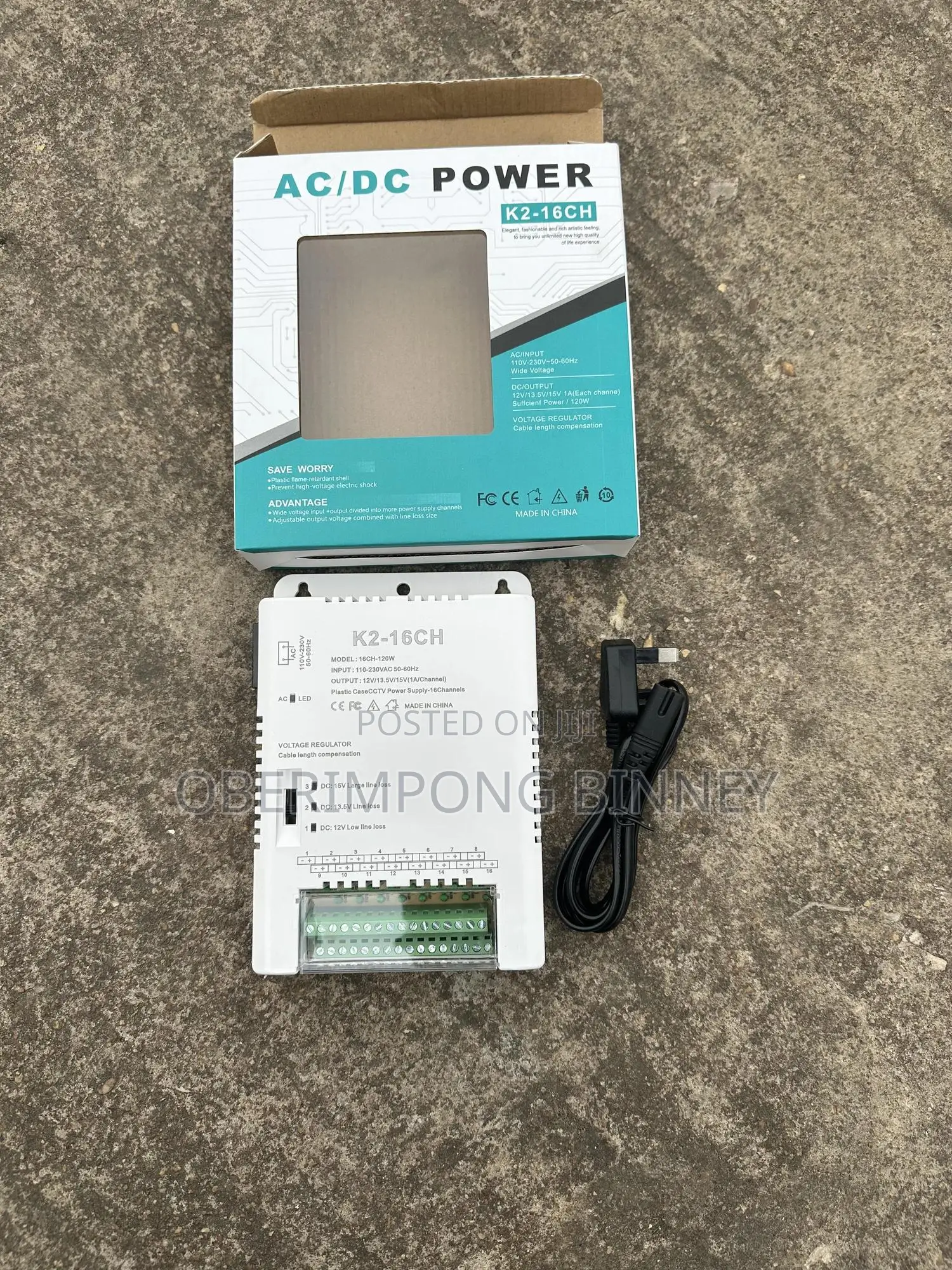 Power Supply for CCTV 16 Channel Power Adapter