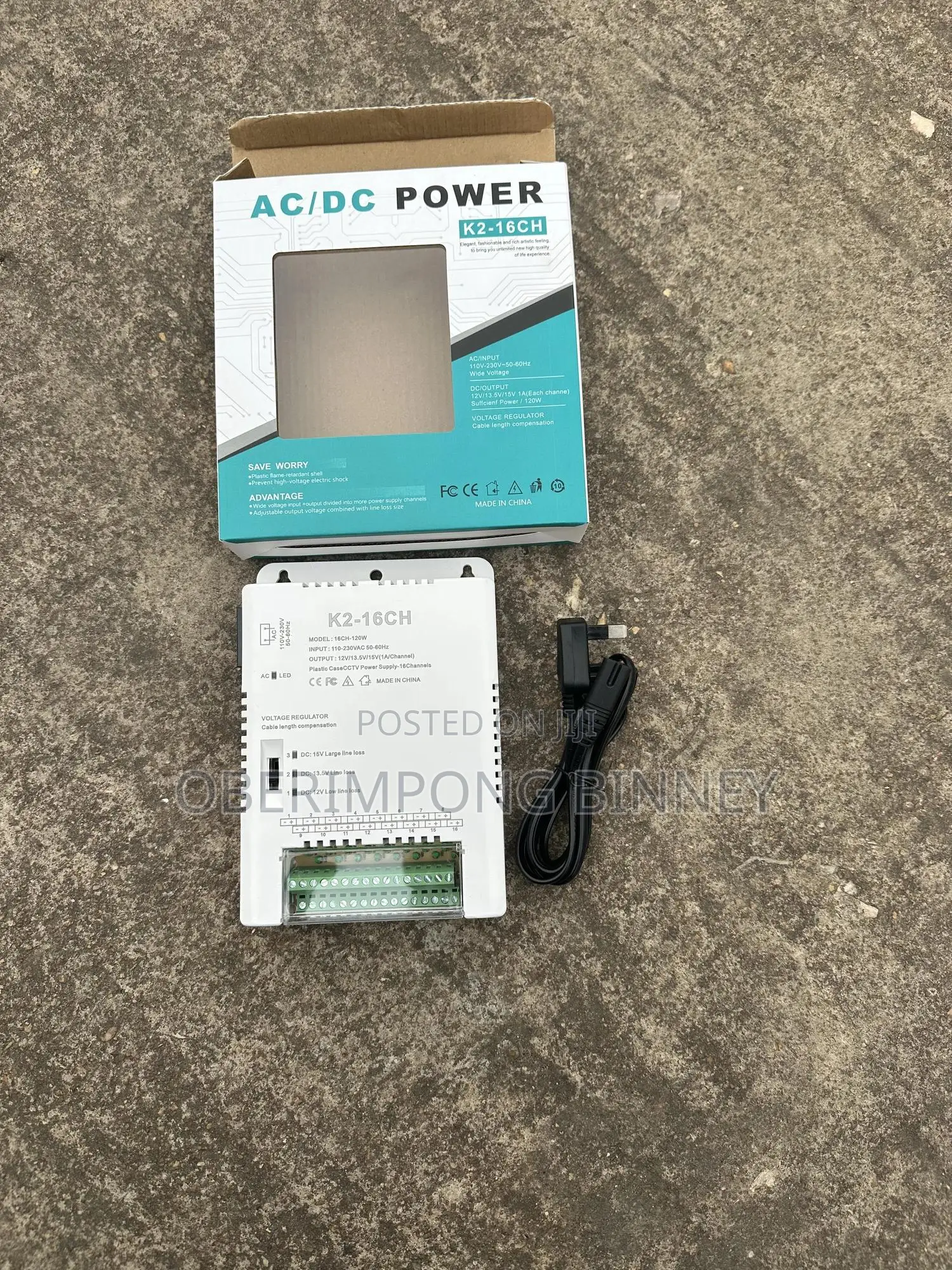 Power Supply for CCTV 16 Channel Power Adapter