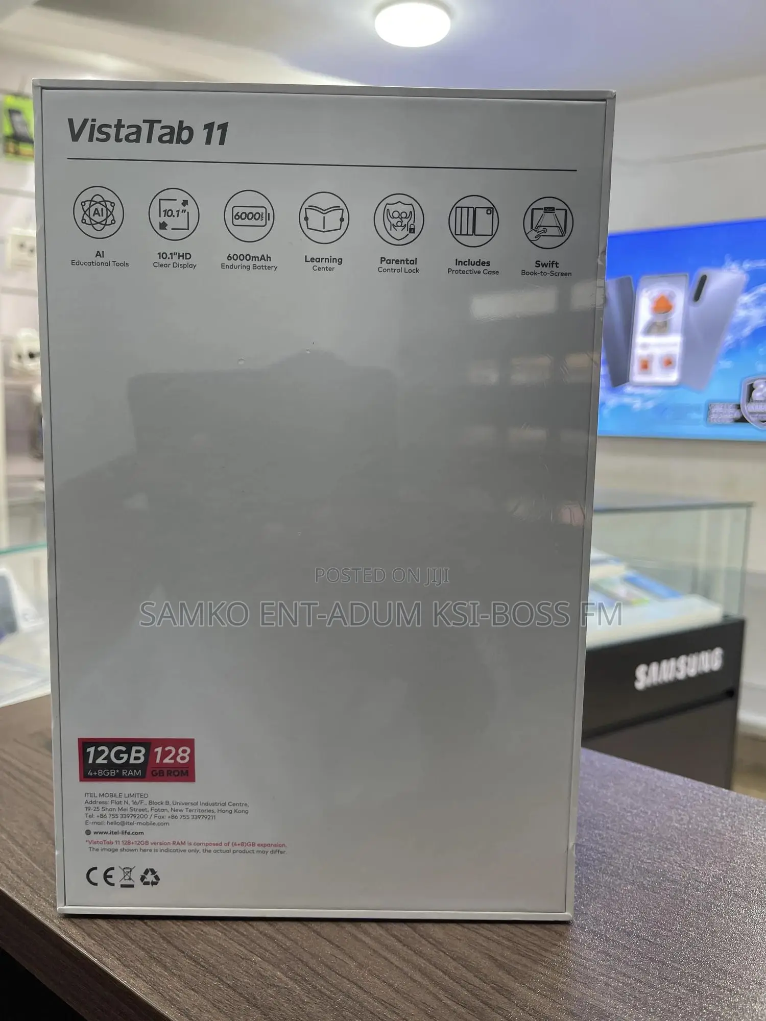 New Itel VistaTab 11 128 GB Black