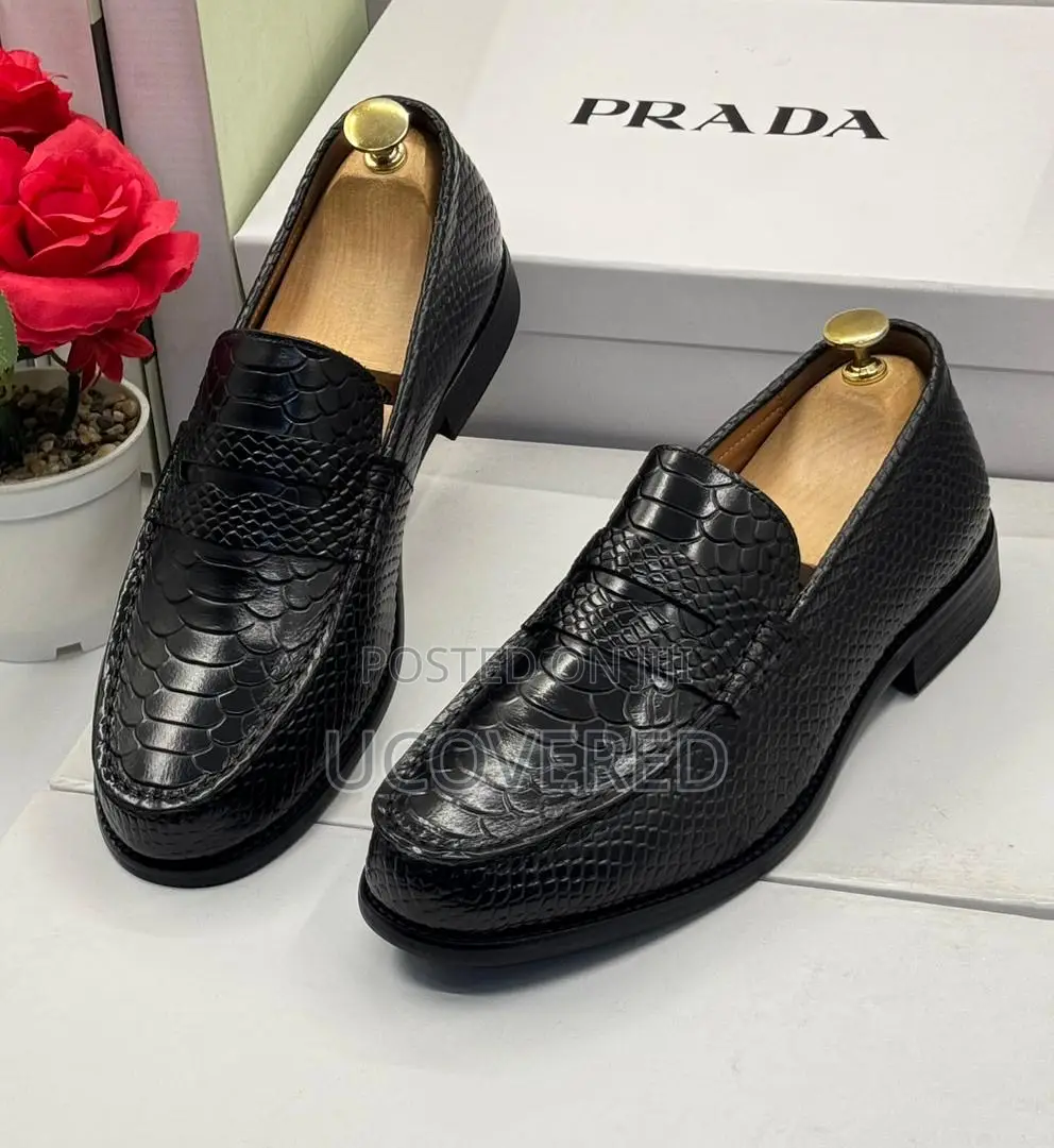 Prada High Quality Men’S Leather Loafers