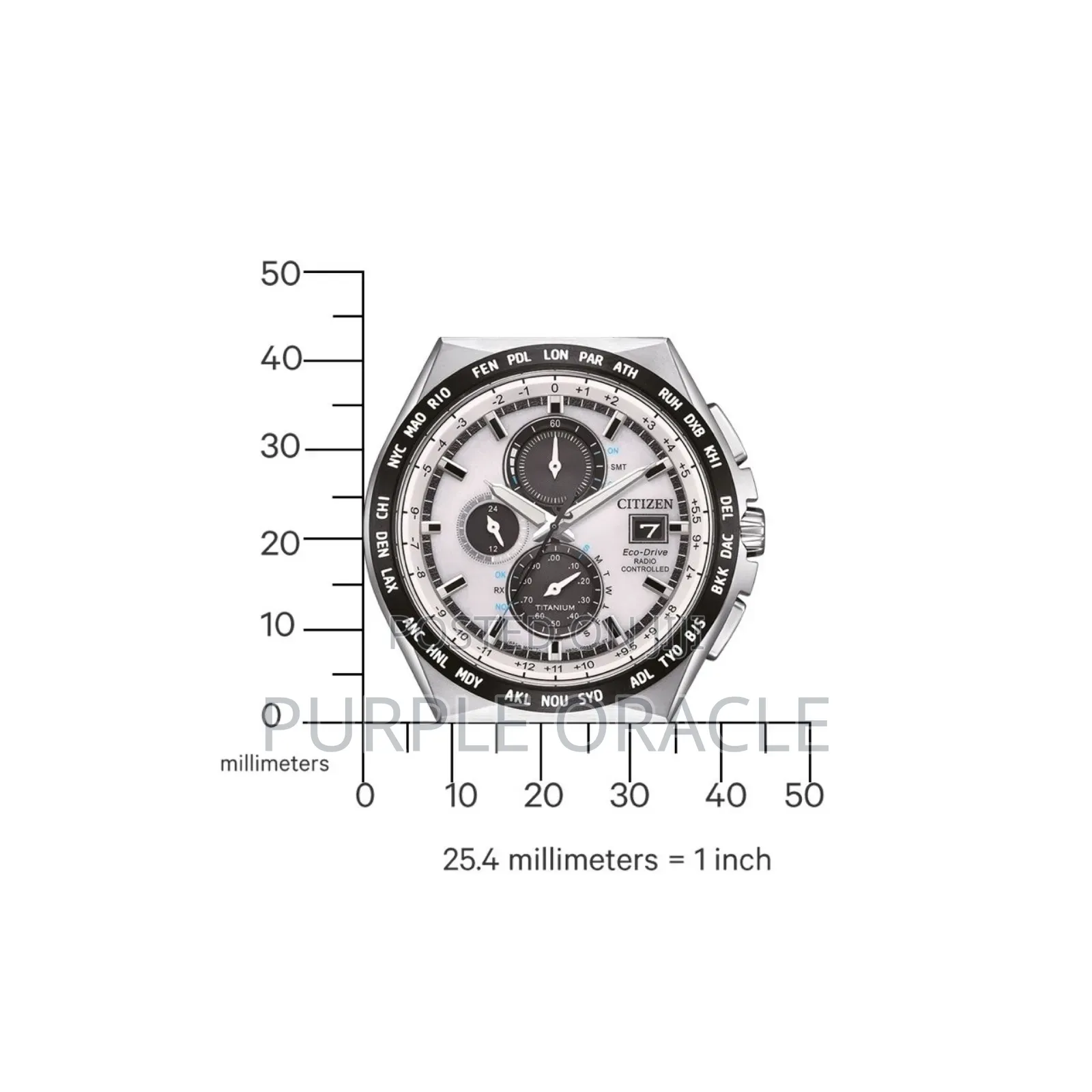 Citizen At8238-84a Eco-drive Radio Controlled Watch