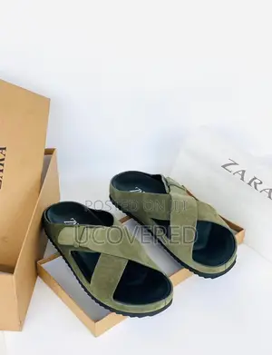 Zara High Quality Men’S Cross Slippers