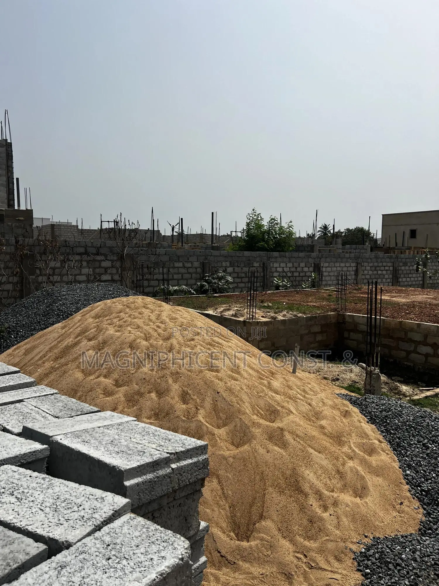 Title Half Plot With Footing 4 Sale in Gated Estate at Spintex Sakumono