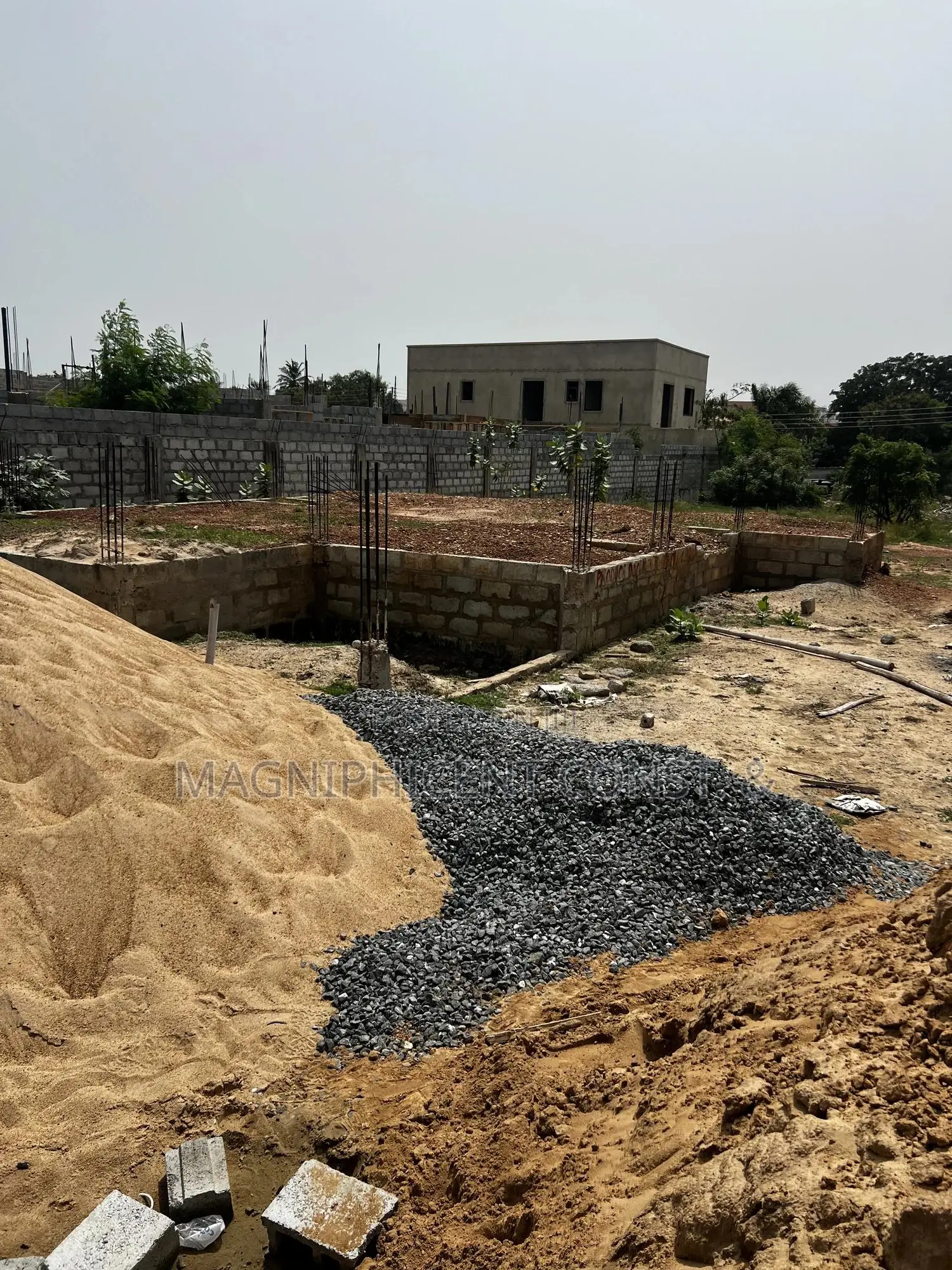 Title Half Plot With Footing 4 Sale in Gated Estate at Spintex Sakumono