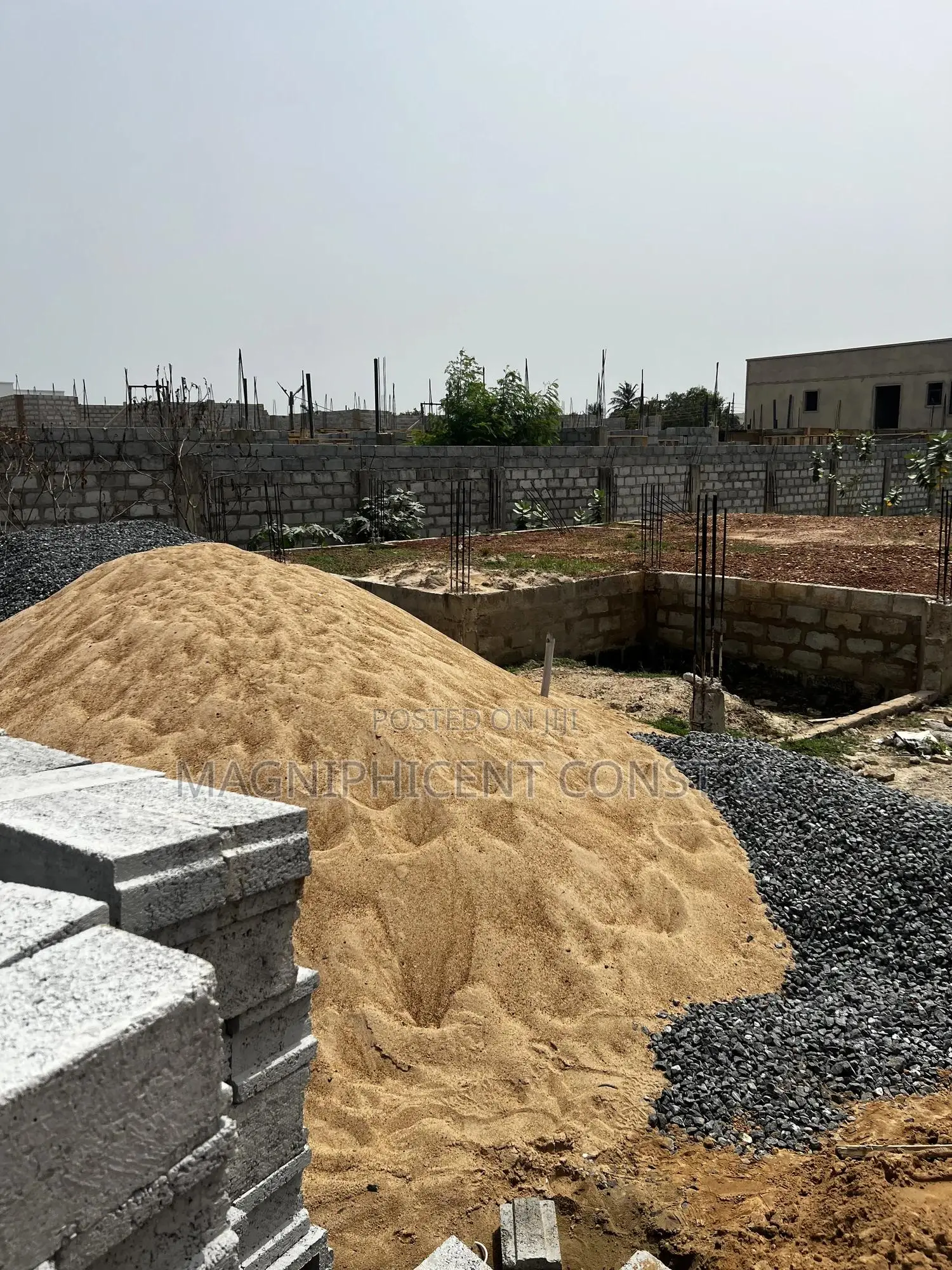 Title Half Plot With Footing 4 Sale in Gated Estate at Spintex Sakumono