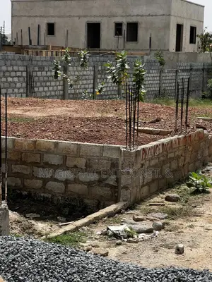 Title Half Plot With Footing 4 Sale in Gated Estate at Spintex Sakumono