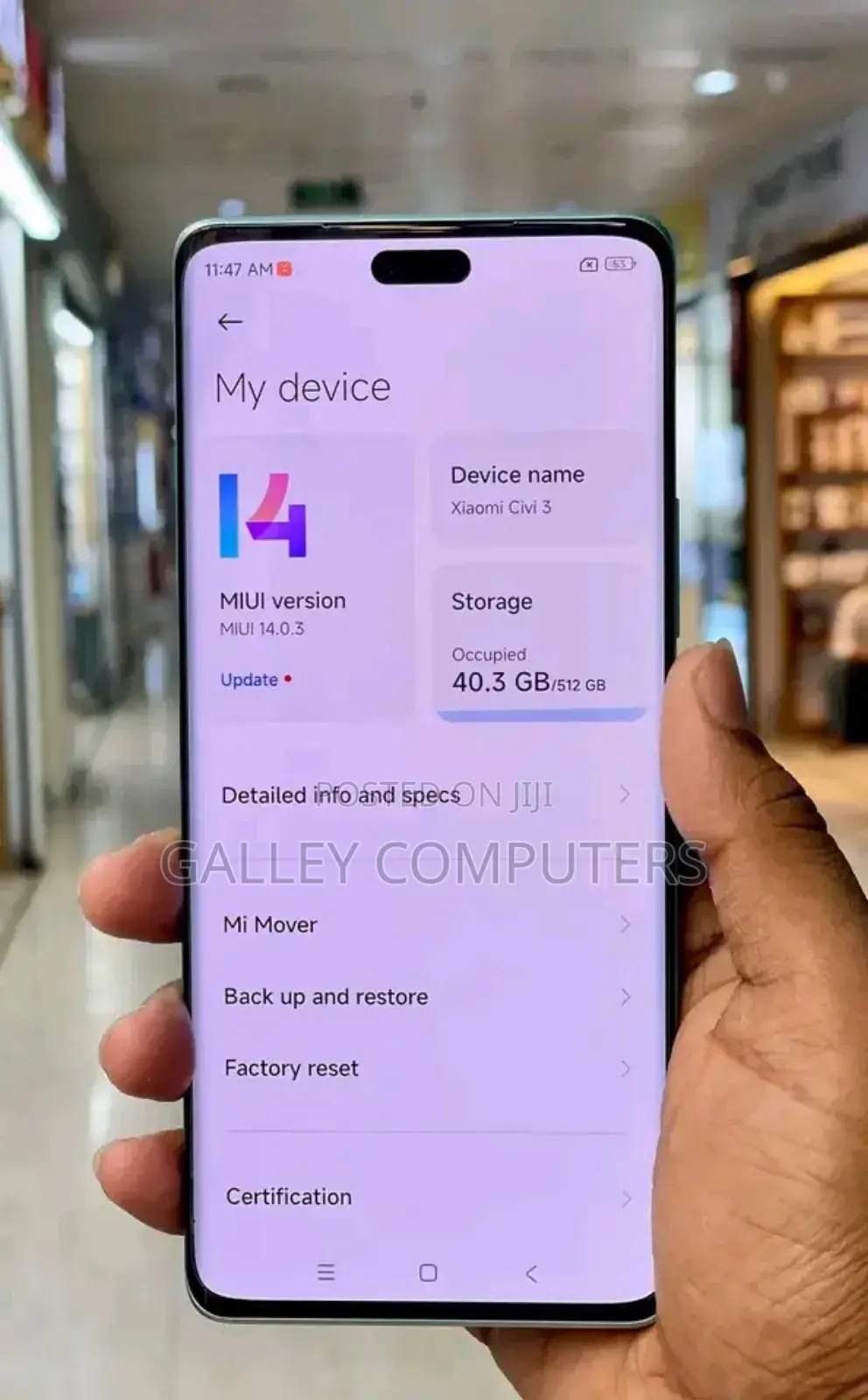 Xiaomi Civi 3 512 GB Gray