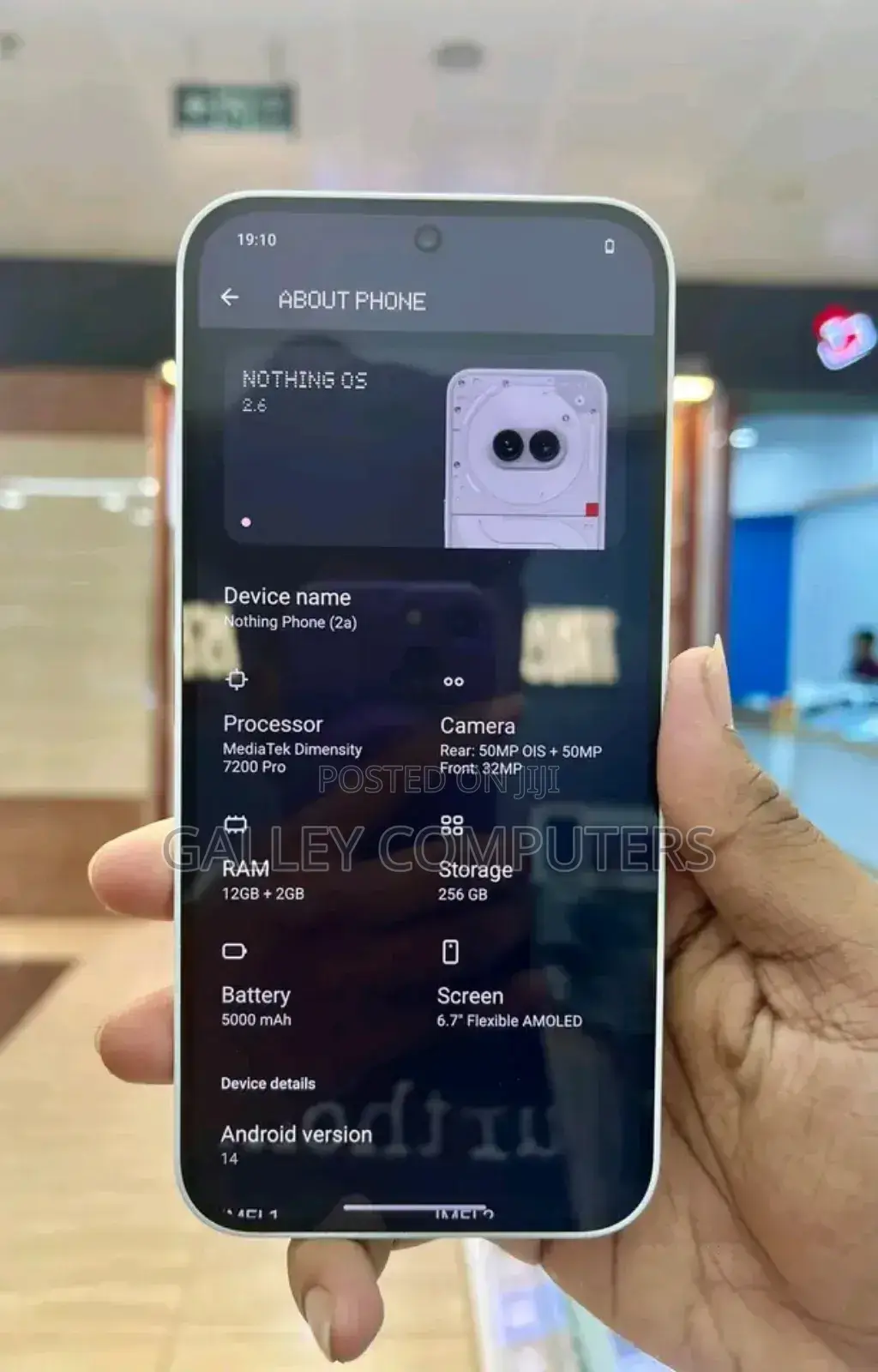 Nothing Phone 2a 256 GB White
