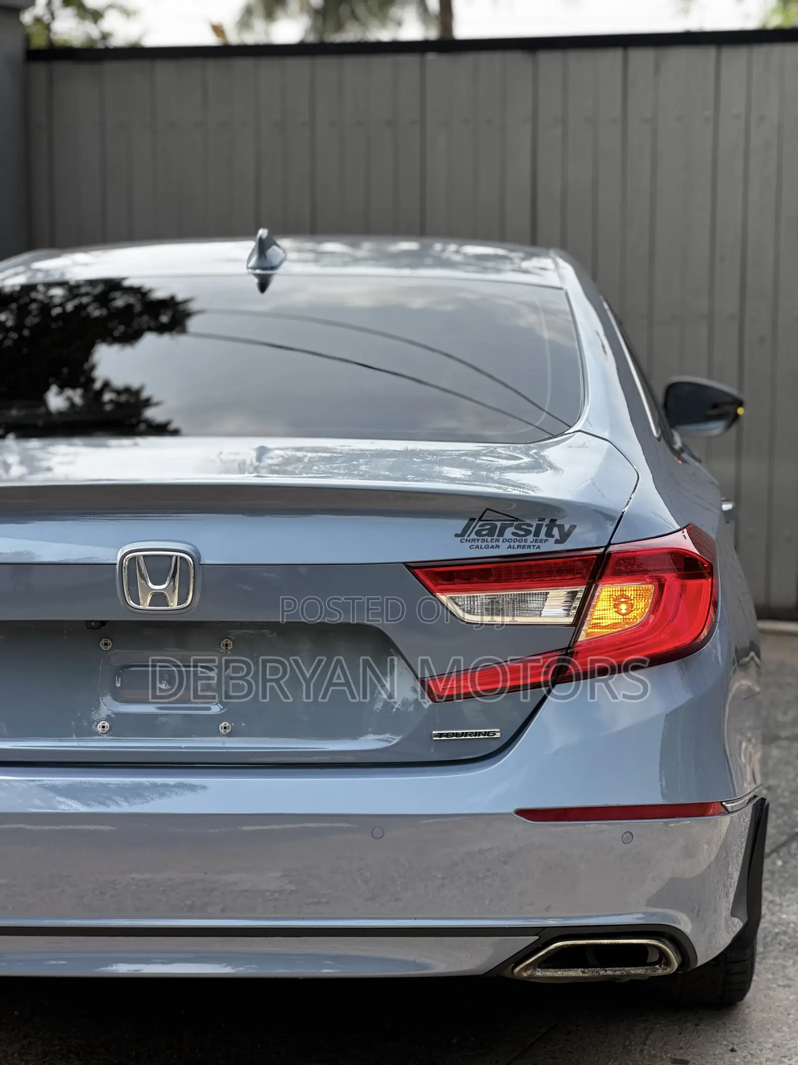 Honda Accord Touring 2018 Gray