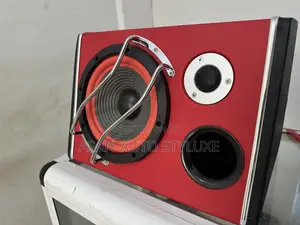 12v High-Power Super Bass 8-Inch Car Subwoofer -Red