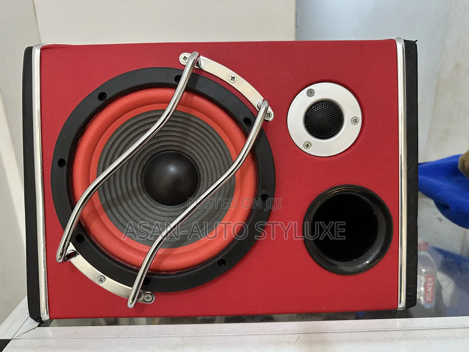 12v High-Power Super Bass 8-Inch Car Subwoofer -Red