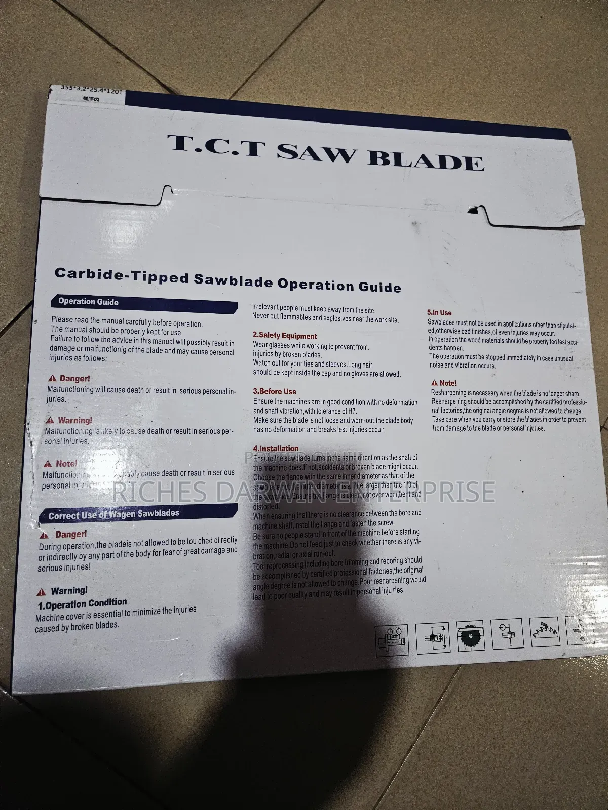 14 Inch T C T Saw Blade (Aluminium)