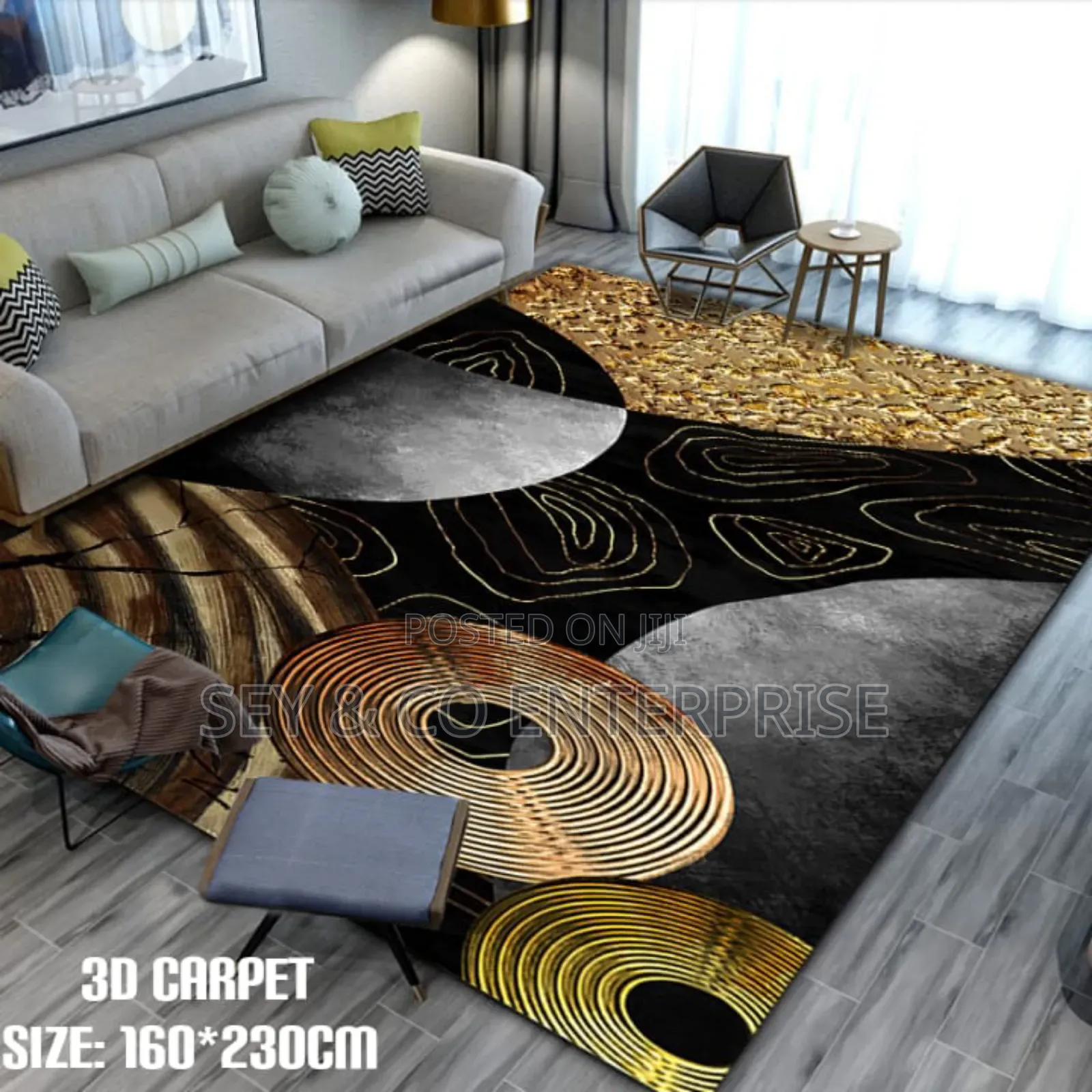 Quality and Heavy 3d Rug