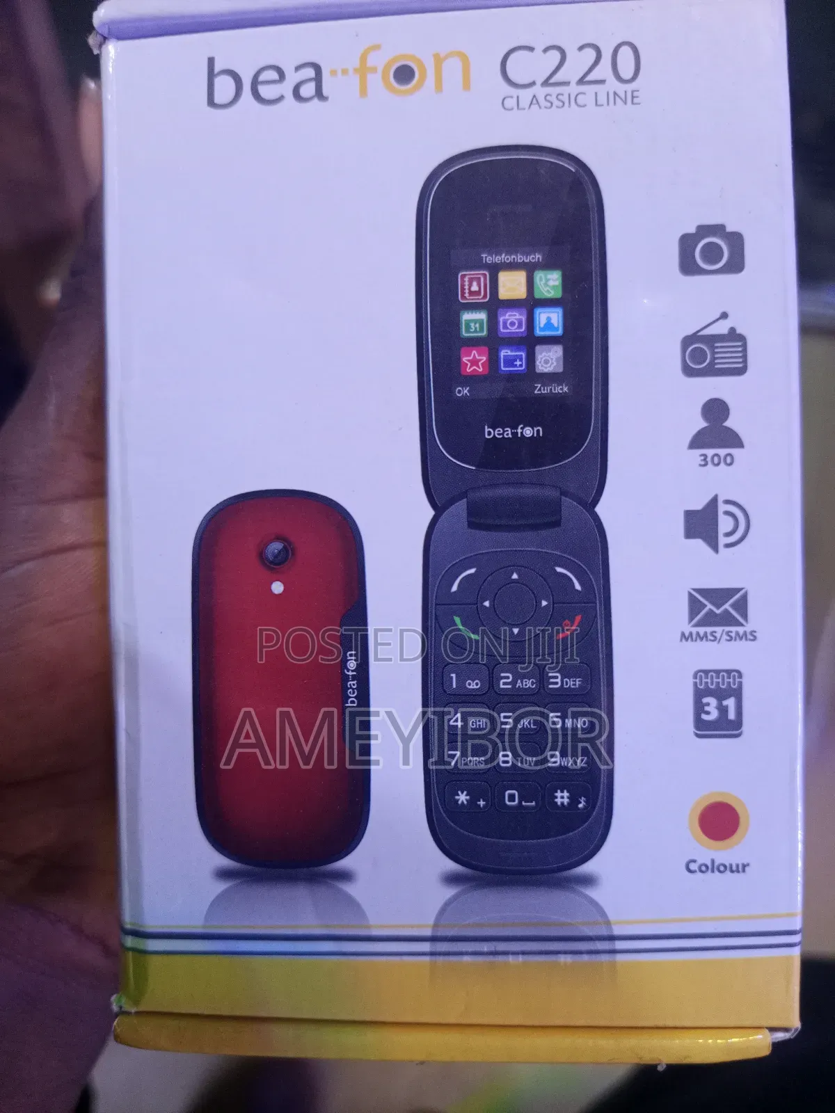 New Mobile Phone Red