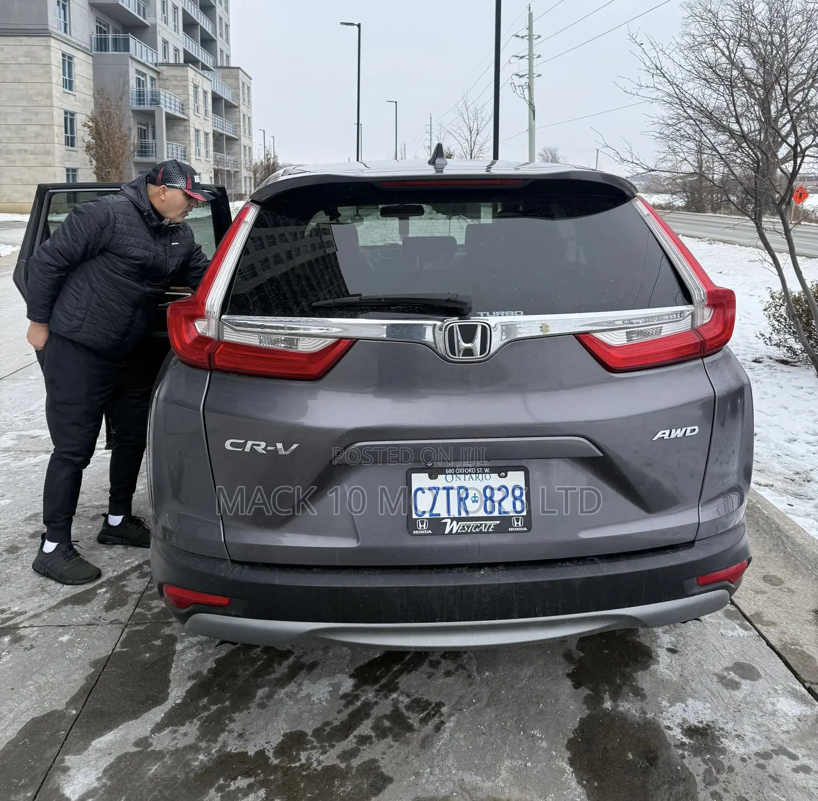 Honda CR-V EX-L AWD 2018 Silver